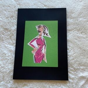 Handmade digital art cutout NWT once purchased of my own a drawing from my book